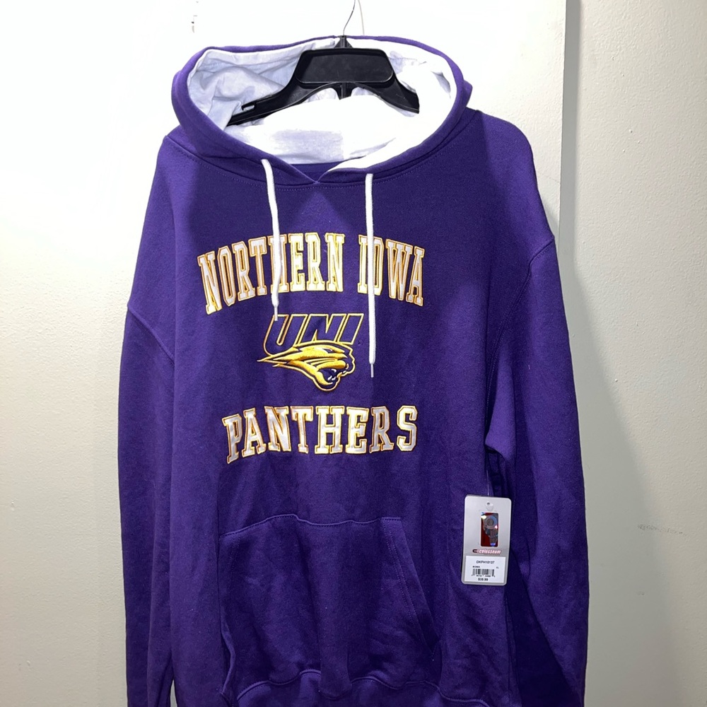 Colosseum Northern Iowa Panthers Purple Hoodie